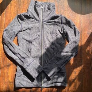Lululemon funnel neck herringbone jacket size 4